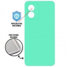 Capa Motorola Moto E13 - Cover Protector Verde Claro